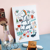 Life Is Good Decoposter